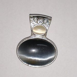 Silver and gray slide